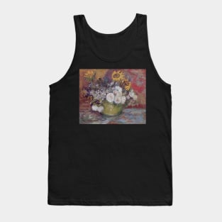 Van Gogh: Bowl with Sunflowers, Roses and Other Flowers Tank Top